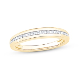 Adore Diamond Wedding Band 1/15 ct tw 10K Yellow Gold