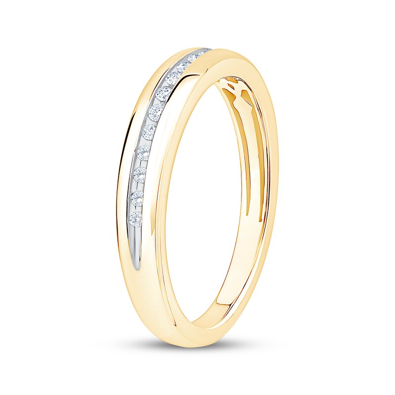 Main Image 6 of Adore Diamond Wedding Band 1/15 ct tw 10K Yellow Gold