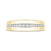 Thumbnail Image 10 of Adore Men's Diamond Wedding Band 1/6 ct tw 10K Yellow Gold