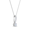 Thumbnail Image 1 of Diamond Drop Necklace 1/5 ct tw 14K White Gold 18"