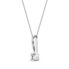 Thumbnail Image 3 of Diamond Drop Necklace 1/5 ct tw 14K White Gold 18"