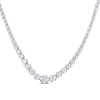 Thumbnail Image 1 of Diamond Riviera Necklace 5 ct tw 14K White Gold 18"