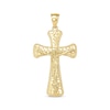 Thumbnail Image 0 of Mosaic Pattern Crucifix Charm 10K Yellow Gold