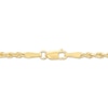 Thumbnail Image 4 of Semi-Solid Glitter Rope Chain Necklace & Bracelet Set 2.4mm 14K Yellow Gold