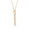 Thumbnail Image 2 of Diamond Heart & Infinity Necklace 1/4 ct tw 10K Yellow Gold 18"