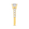 Thumbnail Image 2 of Memories Moments Magic Lab-Grown Diamonds by KAY Three-Stone Engagement Ring 2-1/2 ct tw 14K Yellow Gold