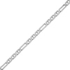 Thumbnail Image 1 of 4.5mm Diamond-Cut Mariner & Figaro Link Chain Necklace Solid Sterling Silver 22"
