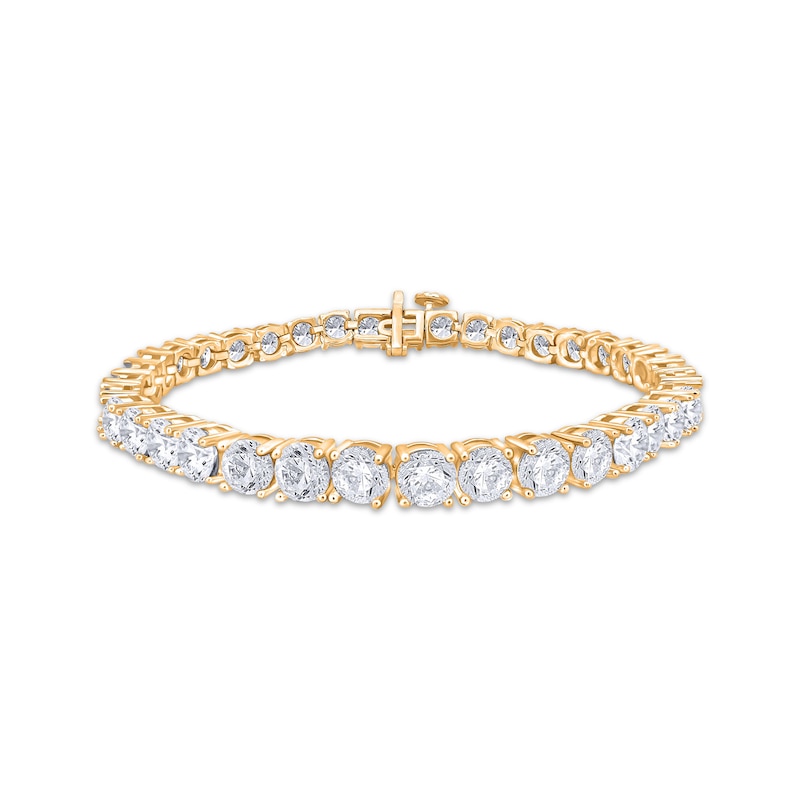 Diamond Tennis Bracelet 12 ct tw 14K Yellow Gold 7"