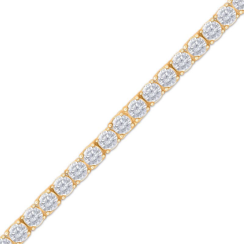 Diamond Tennis Bracelet 12 ct tw 14K Yellow Gold 7"