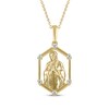 Thumbnail Image 1 of Diamond Our Lady of Guadalupe Necklace 1/20 ct tw 10K Yellow Gold 18"