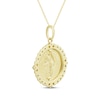 Thumbnail Image 3 of Diamond Virgin Mary Necklace 1/10 ct tw 10K Yellow Gold 18"
