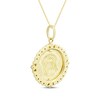 Thumbnail Image 2 of Diamond Face of Jesus Necklace 1/10 ct tw 10K Yellow Gold 18"