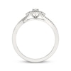 Thumbnail Image 2 of Multi-Diamond & Blue Sapphire Fashion Ring 1/6 ct tw 10K White Gold