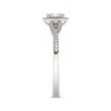 Thumbnail Image 3 of Multi-Diamond & Blue Sapphire Fashion Ring 1/6 ct tw 10K White Gold