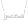 Thumbnail Image 0 of Diamond "Gratitude" Necklace 1/4 ct tw 10K White Gold