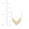 Thumbnail Image 2 of Diamond Eagle Necklace 1/6 ct tw 10K Yellow Gold 18"
