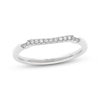 Thumbnail Image 1 of THE LEO Prisma Diamond Contour Wedding Band 1/10 ct tw 14K White Gold
