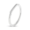 Thumbnail Image 2 of THE LEO Prisma Diamond Contour Wedding Band 1/10 ct tw 14K White Gold