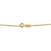 Thumbnail Image 3 of Baguette & Round-Cut Diamond Double Oval Scatter Necklace 1/2 ct tw 10K Yellow Gold 18"