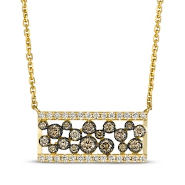 Le Vian Diamond Scattered Collection Necklace 1/2 ct tw 14K Honey Gold 19"