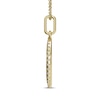 Thumbnail Image 3 of "Mom" Diamond Necklace 1/5 ct tw Sterling Silver with 10K Yellow Gold Plate 18"