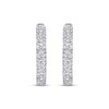Thumbnail Image 2 of Diamond Inside-Out Hoop Earrings 1-7/8 ct tw 14K White Gold 22mm