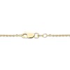 Thumbnail Image 2 of Believe in Love Diamond Double Heart Necklace 1/8 ct tw 10K Yellow Gold 18"