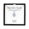 Thumbnail Image 1 of Diamond Accent Mary Necklace Sterling Silver 18"