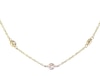 Thumbnail Image 1 of KAY Lab-Grown Diamonds Bezel-Set Station Necklace 1 ct tw 14K Yellow Gold 19"