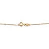 Thumbnail Image 4 of Diamond Snowflake Necklace 1/10 ct tw 10K Yellow Gold 18"