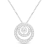 Thumbnail Image 1 of Unstoppable Love Diamond Spiral Necklace 1/3 ct tw 10K White Gold 19"