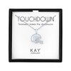 Thumbnail Image 1 of Diamond Accent Football Helmet Necklace Sterling Silver 18"