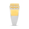 Thumbnail Image 2 of KAY Lab-Grown diamonds Men's Vertical Multi-Row Ring 2-1/2 ct tw 10K Two-Tone Gold