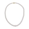 Thumbnail Image 2 of Cultured Pearl Graduating Strand Necklace 10K Yellow Gold 16"