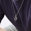 Thumbnail Image 3 of Men's Snake Necklace Stainless Steel & Black Ion Plating 24"