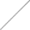 Thumbnail Image 2 of Glitter Rope Chain Necklace 1.95mm Hollow 14K White Gold 22"