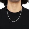 Thumbnail Image 5 of Glitter Rope Chain Necklace 1.95mm Hollow 14K White Gold 22"