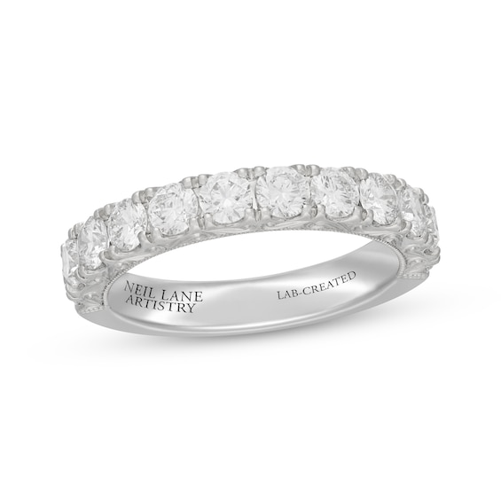 Neil Lane Artistry Heritage Lab-Grown Diamond Anniversary Ring 1-1/2 ct tw Platinum
