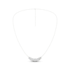 Thumbnail Image 2 of Adore Heirloom Certified Diamond Seven-Stone Curved Bar Necklace 1 ct tw Platinum 18"