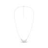 Thumbnail Image 4 of Adore Heirloom Certified Diamond Seven-Stone Curved Bar Necklace 1 ct tw Platinum 18"