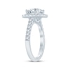 Thumbnail Image 2 of Adore Lab-Grown Diamonds Round-Cut Halo Engagement Ring 2-1/2 ct tw 14K White Gold