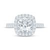 Thumbnail Image 3 of Adore Lab-Grown Diamonds Round-Cut Halo Engagement Ring 2-1/2 ct tw 14K White Gold
