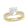 Thumbnail Image 1 of Lab-Grown Diamonds Round-Cut Hidden Halo Engagement Ring 2-1/2 ct tw 14K Yellow Gold