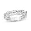 Thumbnail Image 1 of Adore Diamond Two-Row Anniversary Ring 1 ct tw 10K White Gold