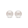 Thumbnail Image 2 of Button Cultured Pearl Stud Earrings Sterling Silver
