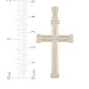 Thumbnail Image 3 of Diamond Cross Charm 1 ct tw 10K Yellow Gold