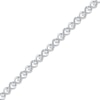 Thumbnail Image 2 of Diamond Sideways Heart Bracelet 1/2 ct tw Sterling Silver 7"