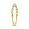 Thumbnail Image 2 of Adore Diamond Twist Anniversary Band 1/10 ct tw 10K Yellow Gold