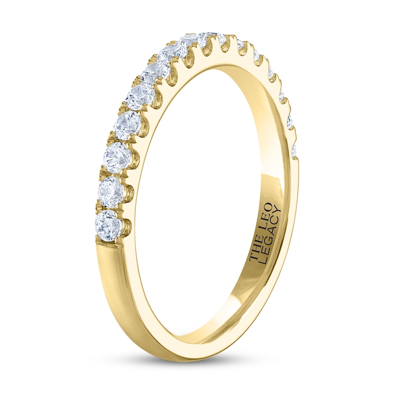 Main Image 2 of THE LEO Legacy Lab-Grown Diamond Wedding Band 1/2 ct tw 14K Yellow Gold