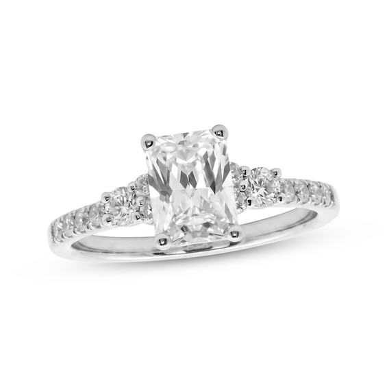 Adore Lab-Grown Diamonds Certified Radiant-Cut Engagement Ring 1 ct tw 14K White Gold